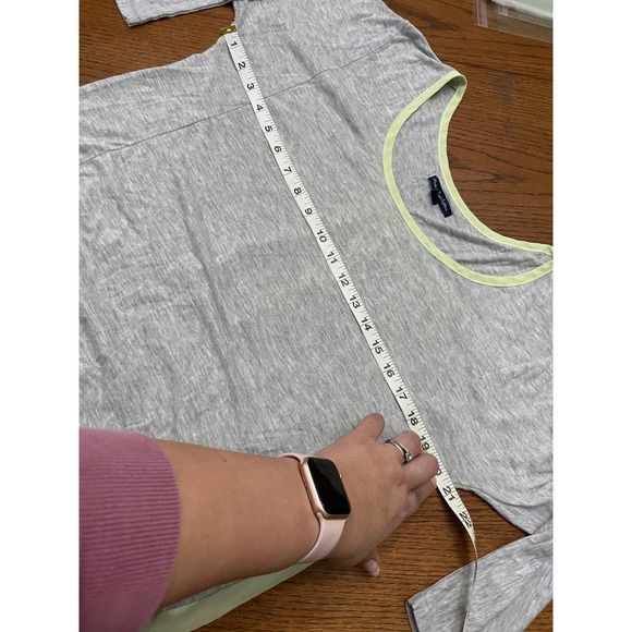 American Eagle Chiffon Back Shirt Size M - Picture 5 of 8